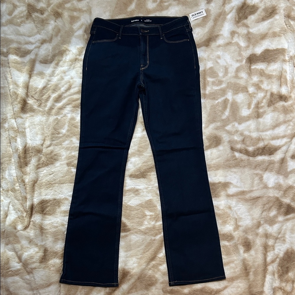 Old Navy Women's Dark Blue Boot Cut Jeans